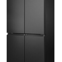 Alternative view of מקרר 4 דלתות Hisense מקפיא תחתון בנפח 609 ליטר נטו דגם RQ72-BK בצבע נירוסטה שחורה