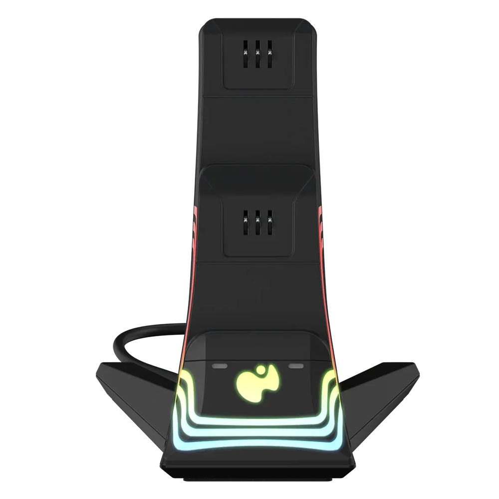 מטען כפול PDP Afterglow™ Wave + סוללות נטענות – לשלטי Xbox