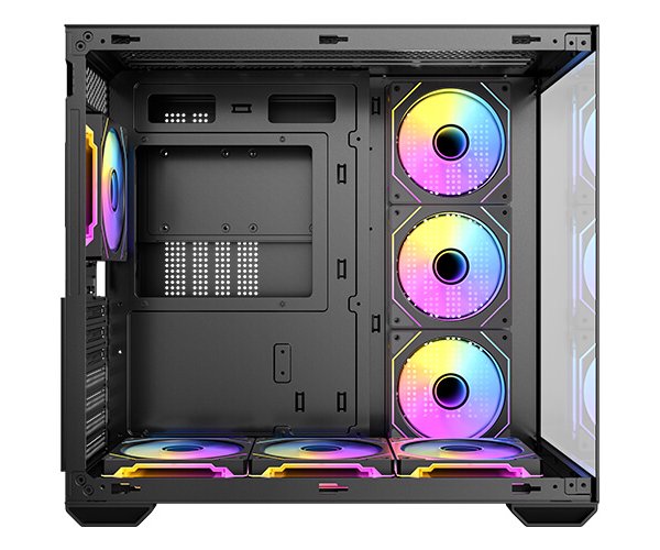 מארז Antec CX Mirror Black Mini-Tower Gaming Case 7X120mm ARGB