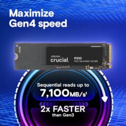 Alternative view of דיסק פנימי Crucial P310 500GB PCIe Gen4 NVMe 2280 M.2
