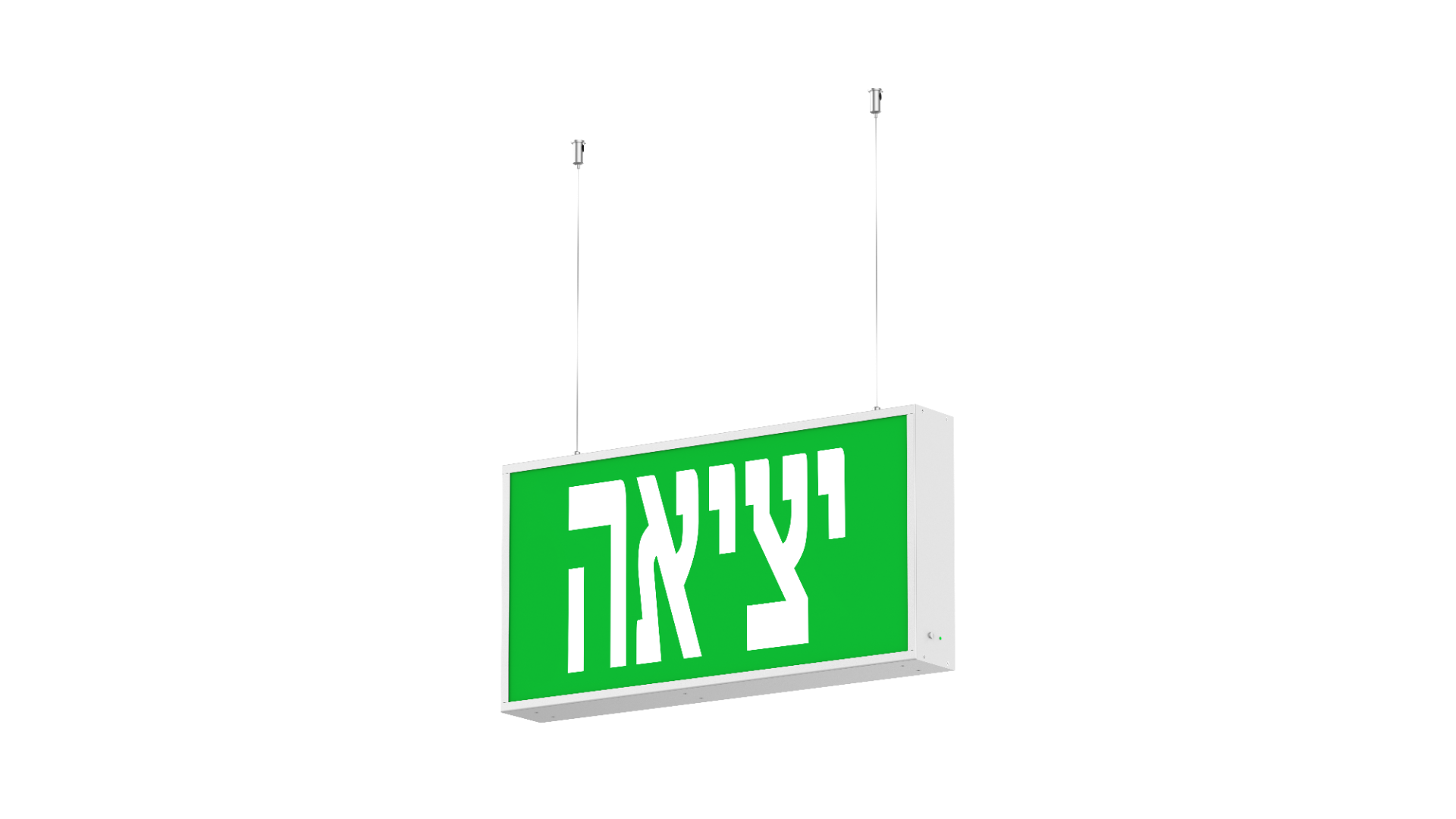 שלט יציאה דו תכליתי להתקנה על הטיח על הקיר תלוי EMEX-04 – תמונה 2