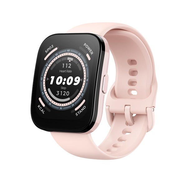 שעון חכם Amazfit דגם BIP 5 צבע Pastel Pink – תמונה 3