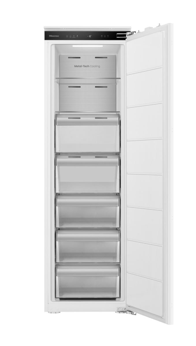 מקפיא אינטגרלי 5 מגירות HISENSE בנפח 230 ליטר דגם FT3B213SAWE – תמונה 2
