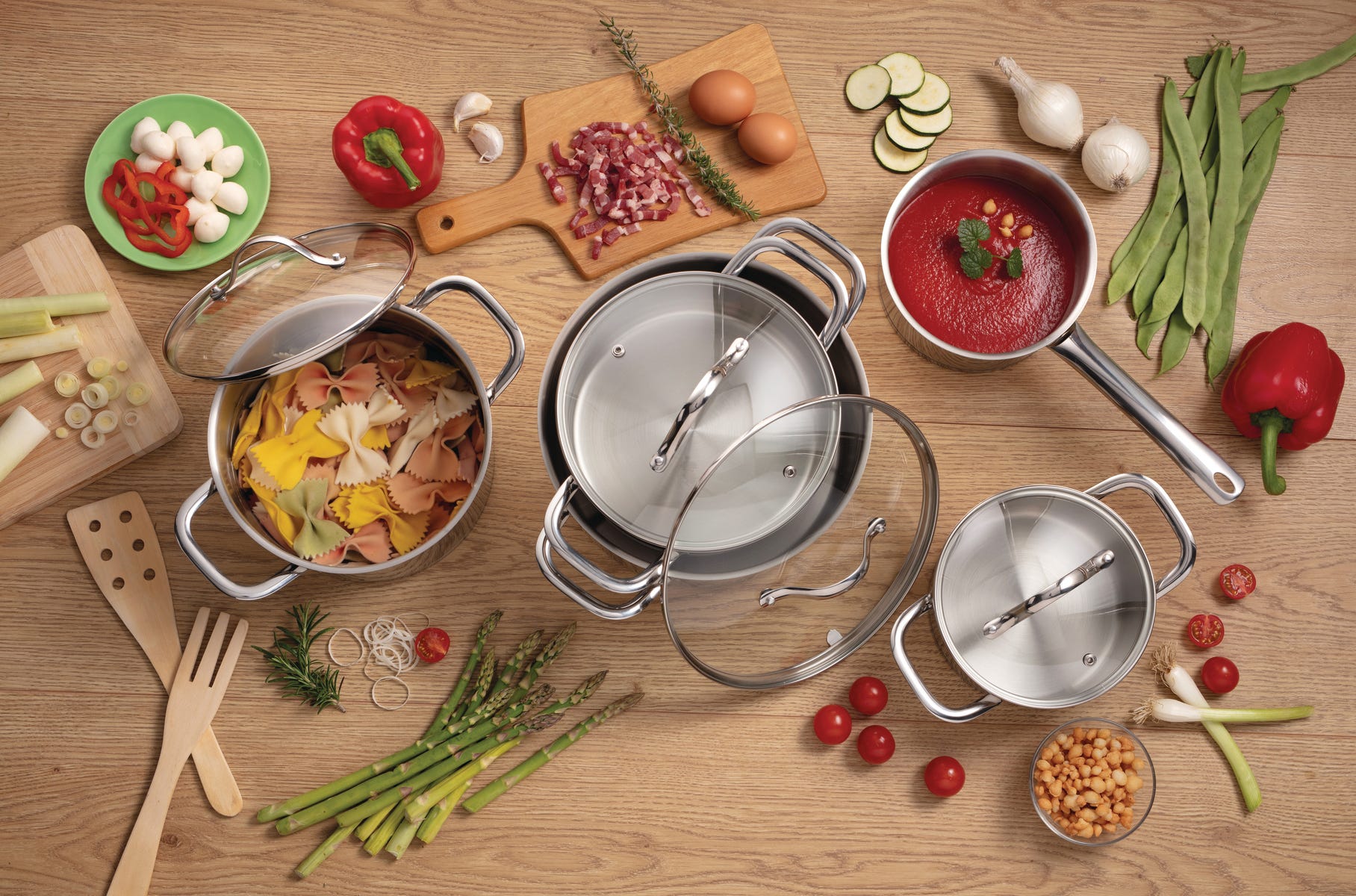 סט סירי נירוסטה 9 חלקים gorenje דגם CW09ES – תמונה 5