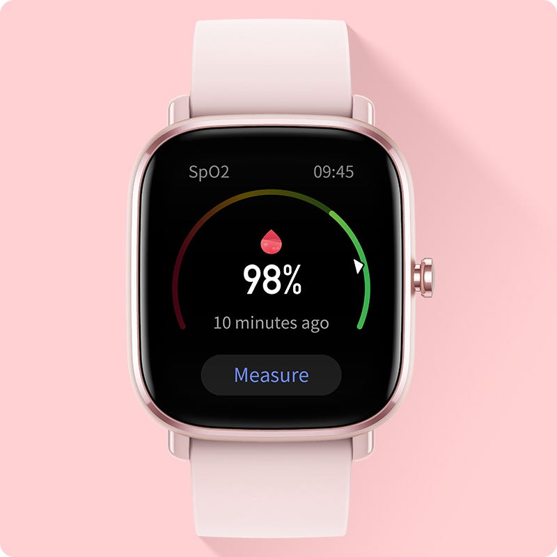 שעון חכם Amazfit דגם GTS 2 MINI בצבע Flamingo Pink – תמונה 5