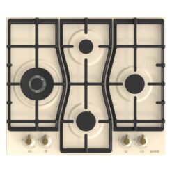 כיריים גז gorenje בעיצוב קלאסי בצבע שמנת 60 סמ דגם GW6D42CLI