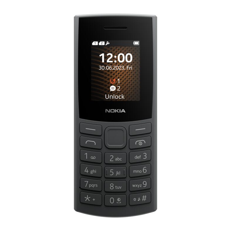 טלפון סלולרי NOKIA דגם 105 4G בצבע שחור