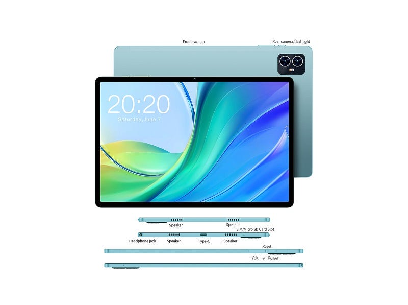 טאבלט ‘’10.1 Teclast 256GB בצבע תכלת דגם M50PRO – תמונה 5