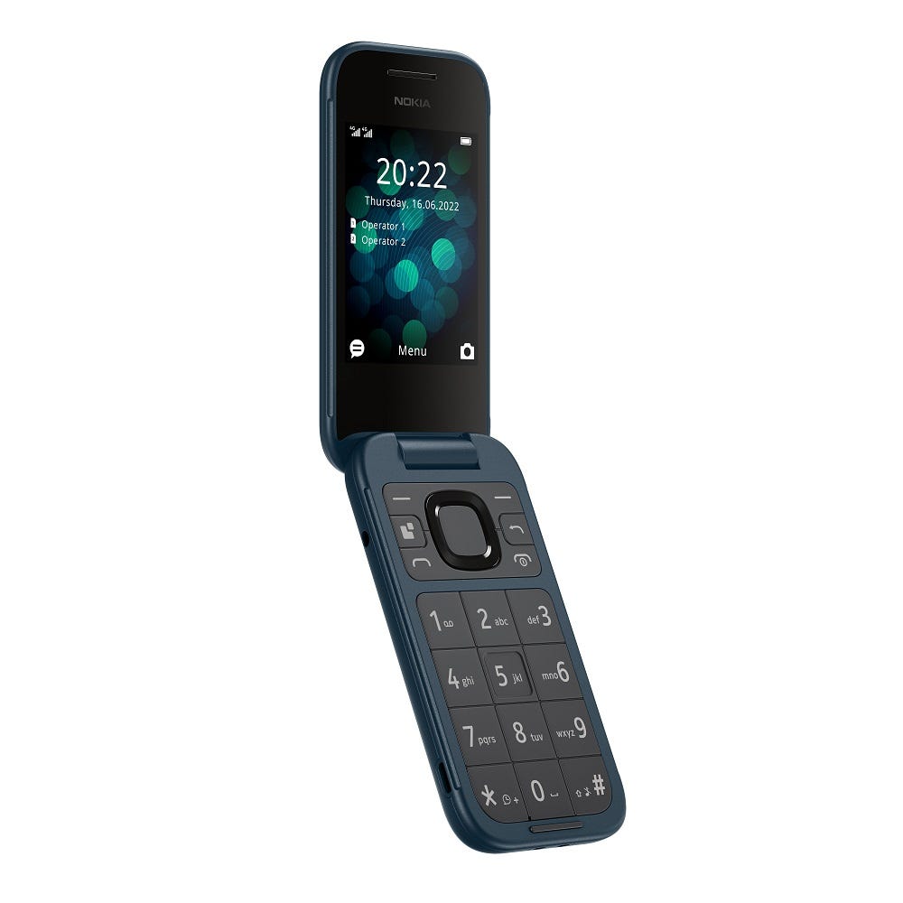 טלפון סלולרי NOKIA דגם 2660 בצבע כחול