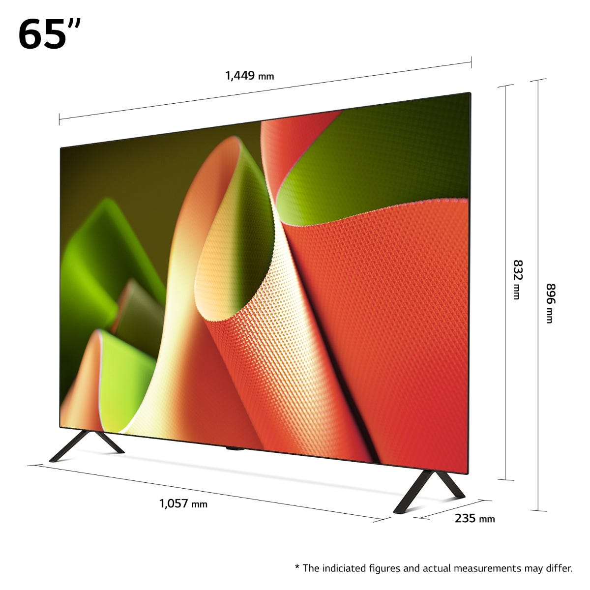 טלוויזיה 65 חכמה LG OLED ברזולוציית 4K דגם: OLED65B46LA מתצוגה – תמונה 4