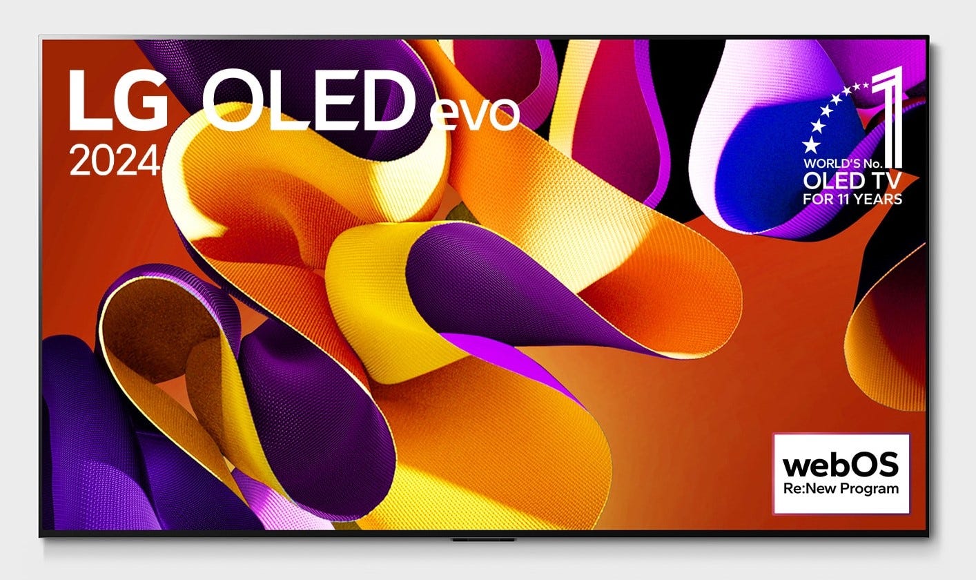 טלוויזיה 65 חכמה LG OLED evo ברזולוציית 4K דגם: OLED65G46LA