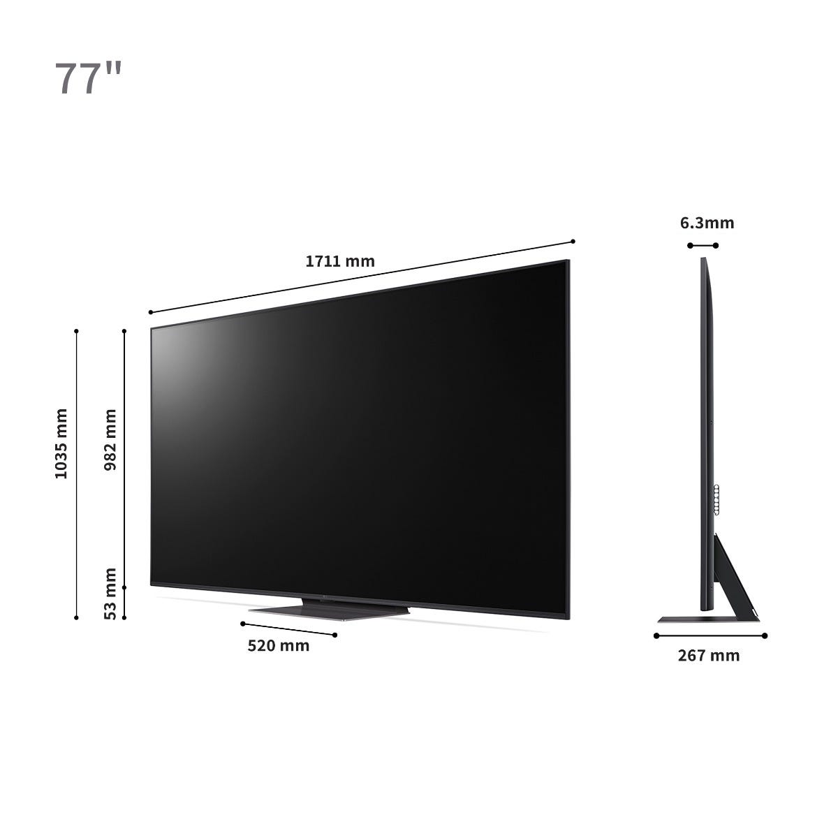 טלוויזיה 77 חכמה LG OLED evo ברזולוציית 4K דגם: OLED77C36LC – תמונה 4