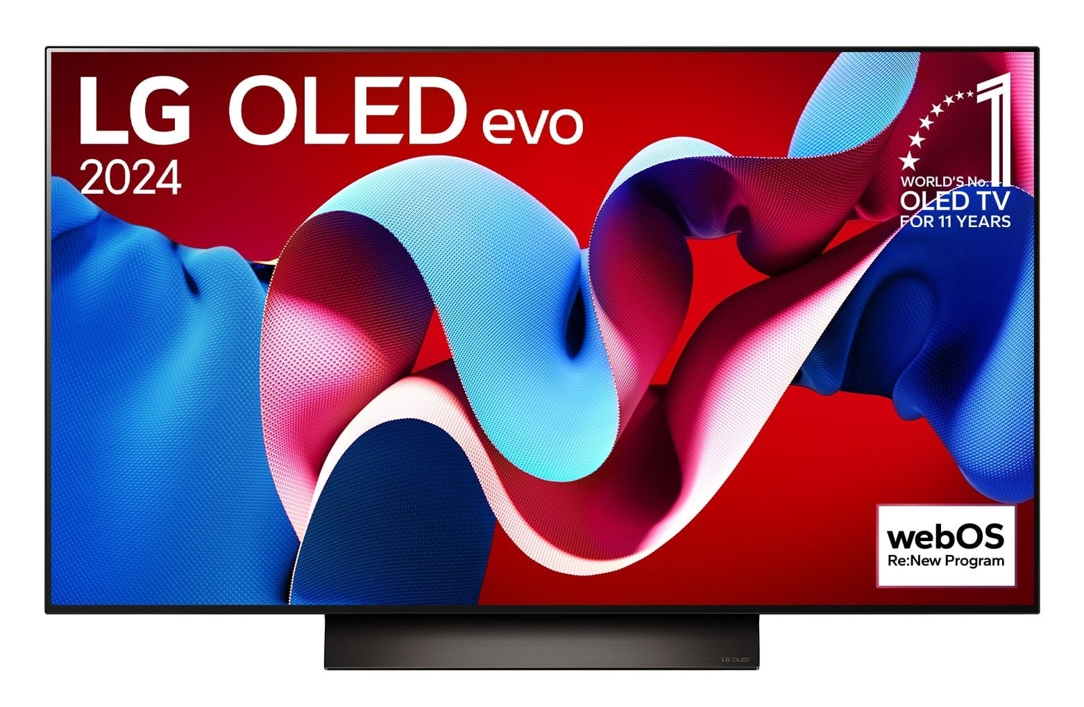טלוויזיה 77 חכמה LG OLED evo ברזולוציית 4K דגם: OLED77C46LA מתצוגה