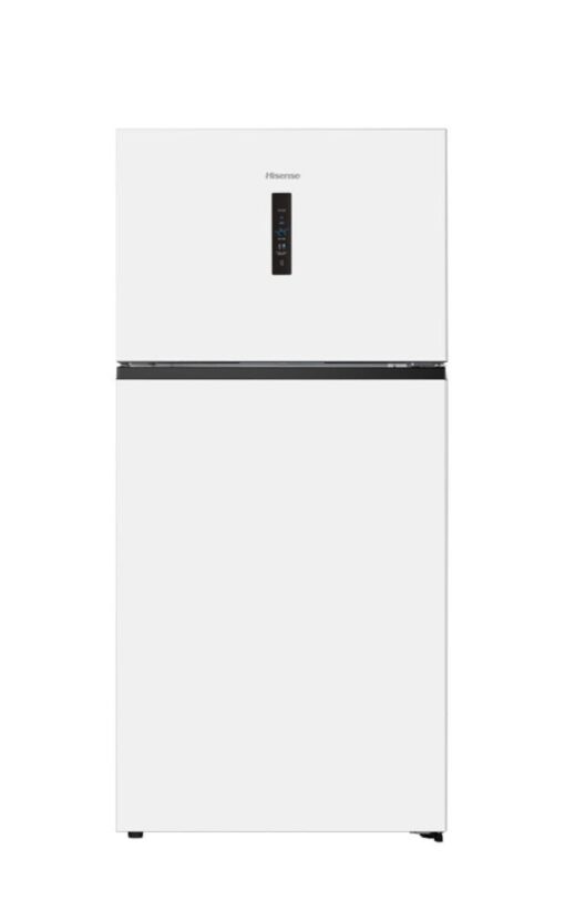 מקרר Hisense מקפיא עליון בנפח 504 ליטר נטו דגם RD67WK בצבע לבן