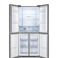 Alternative view of מקרר Hisense ארבע דלתות הפוך בנפח 427 ליטר נטו דגם  RQ57 בצבע נירוסטה