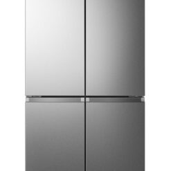 מקרר 4 דלתות Hisense מקפיא תחתון בנפח 609 ליטר נטו דגם RQ72-SK בצבע נירוסטה