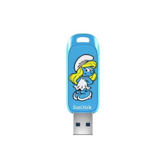 זיכרון נייד Smurfs USB  בנפח 256GB מבית Sandisk דגם SDCZIS-256G-G46