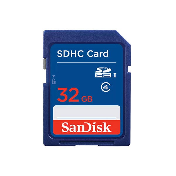 כרטיס זיכרון SDHC בנפח 32GB מבית Sandisk דגם SDSDB-032G-B35