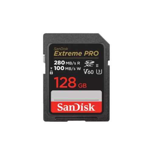 כרטיס זיכרון Extreme PRO בנפח 128GB מבית SanDisk דגם SDSDXEP-128G-GN4IN