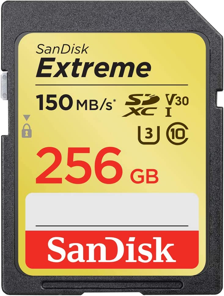 כרטיס זיכרון SDXC בנפח 256GB מבית Sandisk דגם SDSDXV5-256G-GNCIN