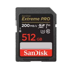כרטיס זיכרון Extreme Pro SDXC בנפח 512GB מבית Sandisk דגם SDSDXXD-512G-GN4IN
