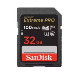כרטיס זיכרון Extreme Pro SDHC בנפח 32GB מבית Sandisk דגם SDSDXXO-032G-GN4IN