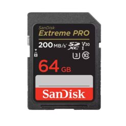 כרטיס זיכרון Extreme Pro SDXC בנפח 64GB מבית Sandisk דגם SDSDXXU-064G-GN4IN
