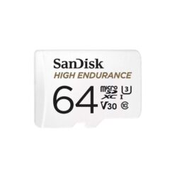 כרטיס זיכרון  High Endurance microSD בנפח 64GB מבית SanDisk דגם SDSQQNR-064G-GN6IA