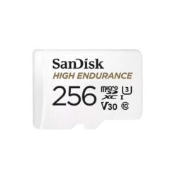 כרטיס זיכרון  High Endurance microSD בנפח 256GB מבית SanDisk דגם SDSQQNR-256G-GN6IA