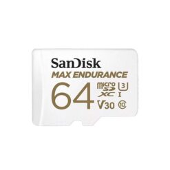 כרטיס זיכרון MAX ENDURANCE microSD בנפח 64GB מבית SanDisk דגם SDSQQVR-064G-GN6IA