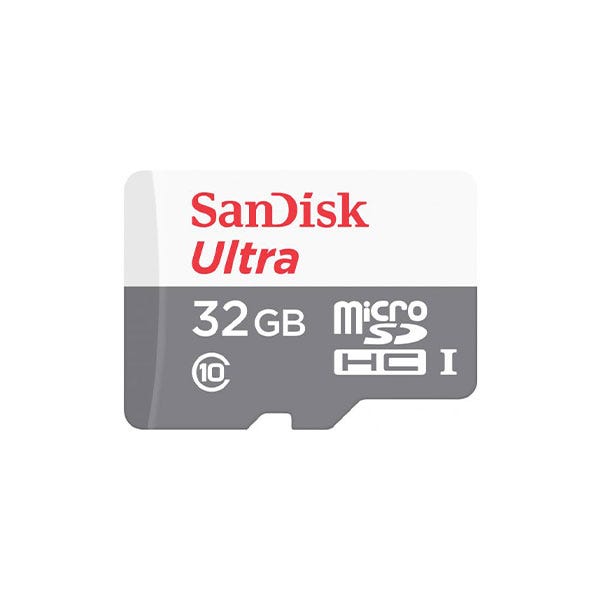 כרטיס זיכרון Ultra microSDHC בנפח 32GB מבית Sandisk דגם SDSQUNR-032G-GN3MN