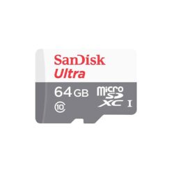 כרטיס זיכרון Ultra microSDXC בנפח 64GB מבית Sandisk דגם SDSQUNR-064G-GN3MN