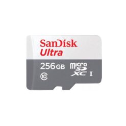 כרטיס זיכרון Ultra microSDXC בנפח 256GB מבית Sandisk דגם SDSQUNR-256G-GN3MN