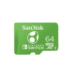 כרטיס זיכרון Nintendo MicroSDXC בנפח 64GB מבית SanDisk דגם SDSQXAO-064G-GN6ZN