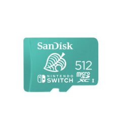 כרטיס זיכרון microSDcard for Nintendo Switch בנפח 512GB מבית SanDisk דגם SDSQXAO-512G-GN3ZN