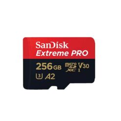כרטיס זיכרון Extreme Pro microSD בנפח 256G מבית SanDisk דגם SDSQXCD-256G-GN6MA