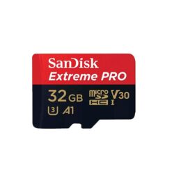 כרטיס זיכרון Extreme Pro microSD בנפח 32GB מבית SanDisk דגם SDSQXCG-032G-GN6MA