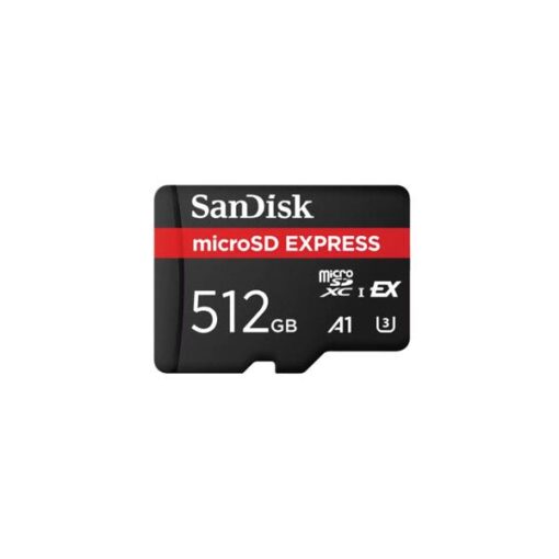 כרטיס זיכרון microSD Express בנפח 512GB מבית Sandisk דגם SDSQXFN-512G-GN4NN