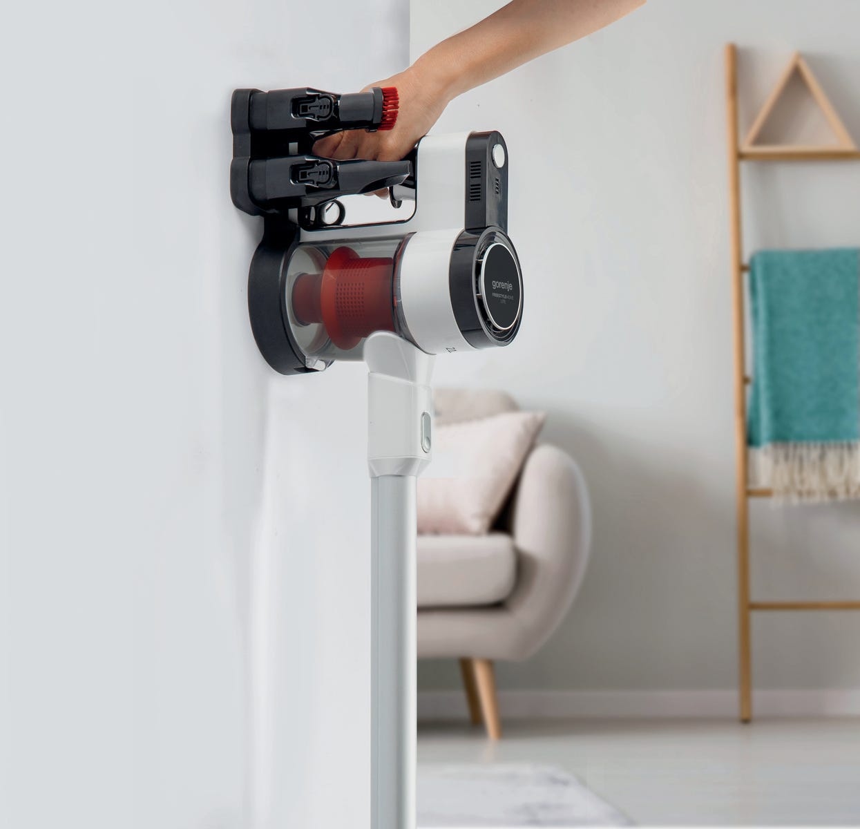 שואב אבק אלחוטי gorenje בטכנולוגיית Freestyle Move דגם: SVC216FMLW – תמונה 4