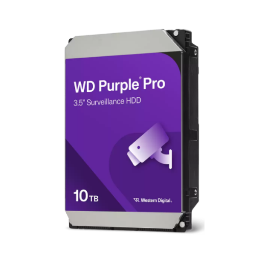 כונן קשיח פנימי WD Purple Pro בנפח 10TB מבית Western Digital דגם WD102PURP