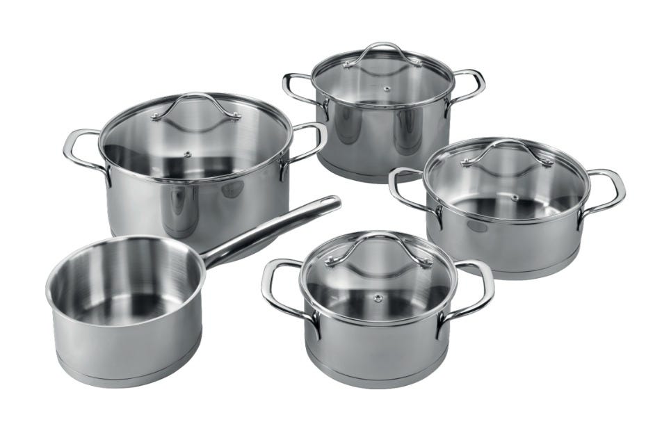 סט סירי נירוסטה 9 חלקים gorenje דגם CW09ES