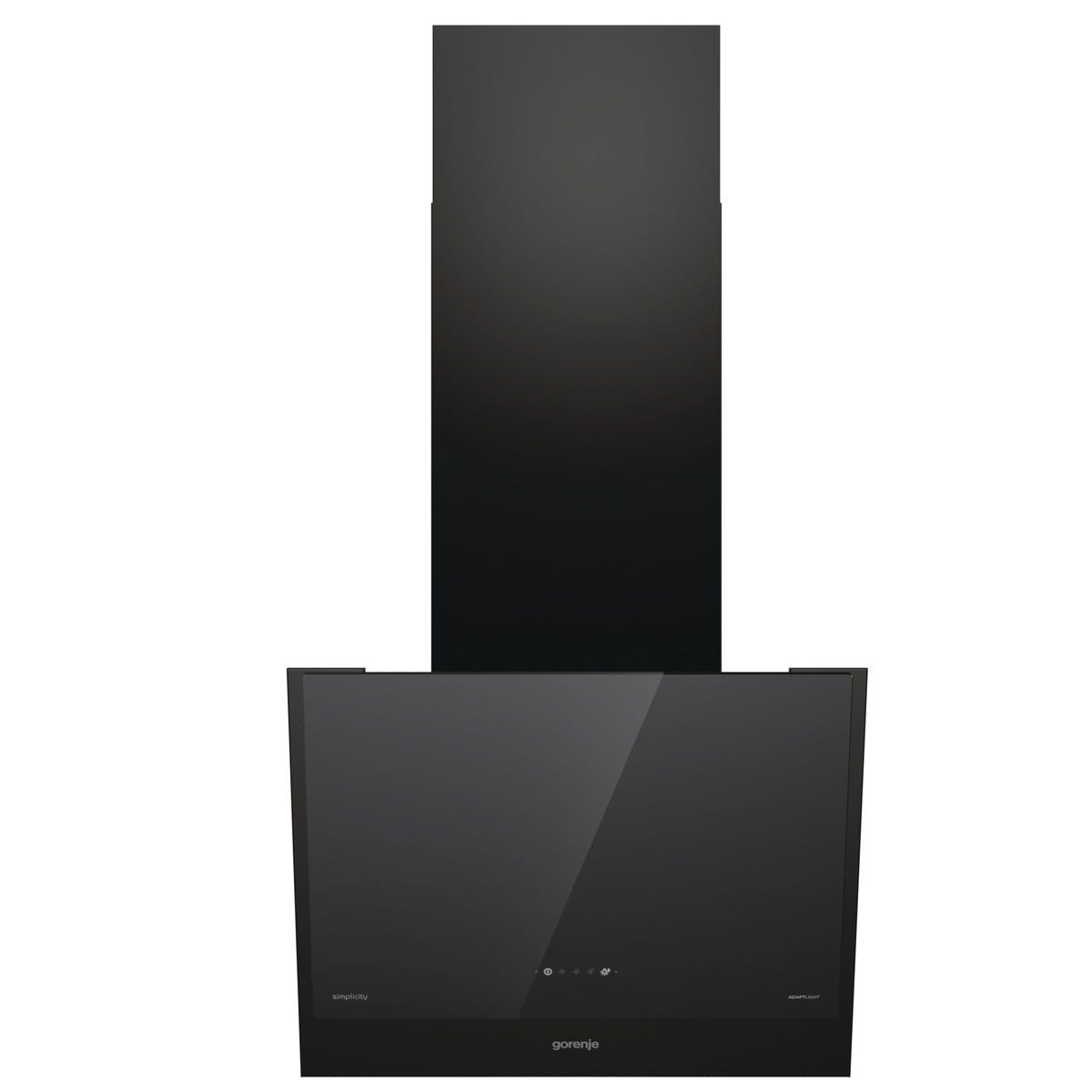 קולט אדים צמוד קיר gorenje בצבע שחור דגם WHI6SYB