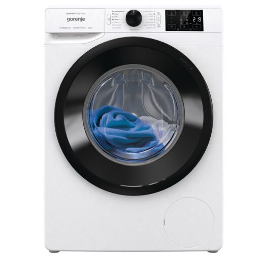 מכונת כביסה gorenje פתח חזית 8 קג 1,400 סלד דגם WNEI84BS