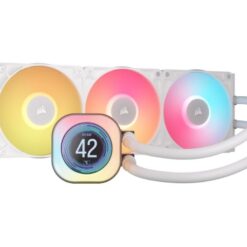 Alternative view of מערכת קירור נוזלי Corsair iCUE TITAN 360 RX LCD – רדיאטור 360מ״מ – תאורת ARGB – צג LCD – צבע לבן
