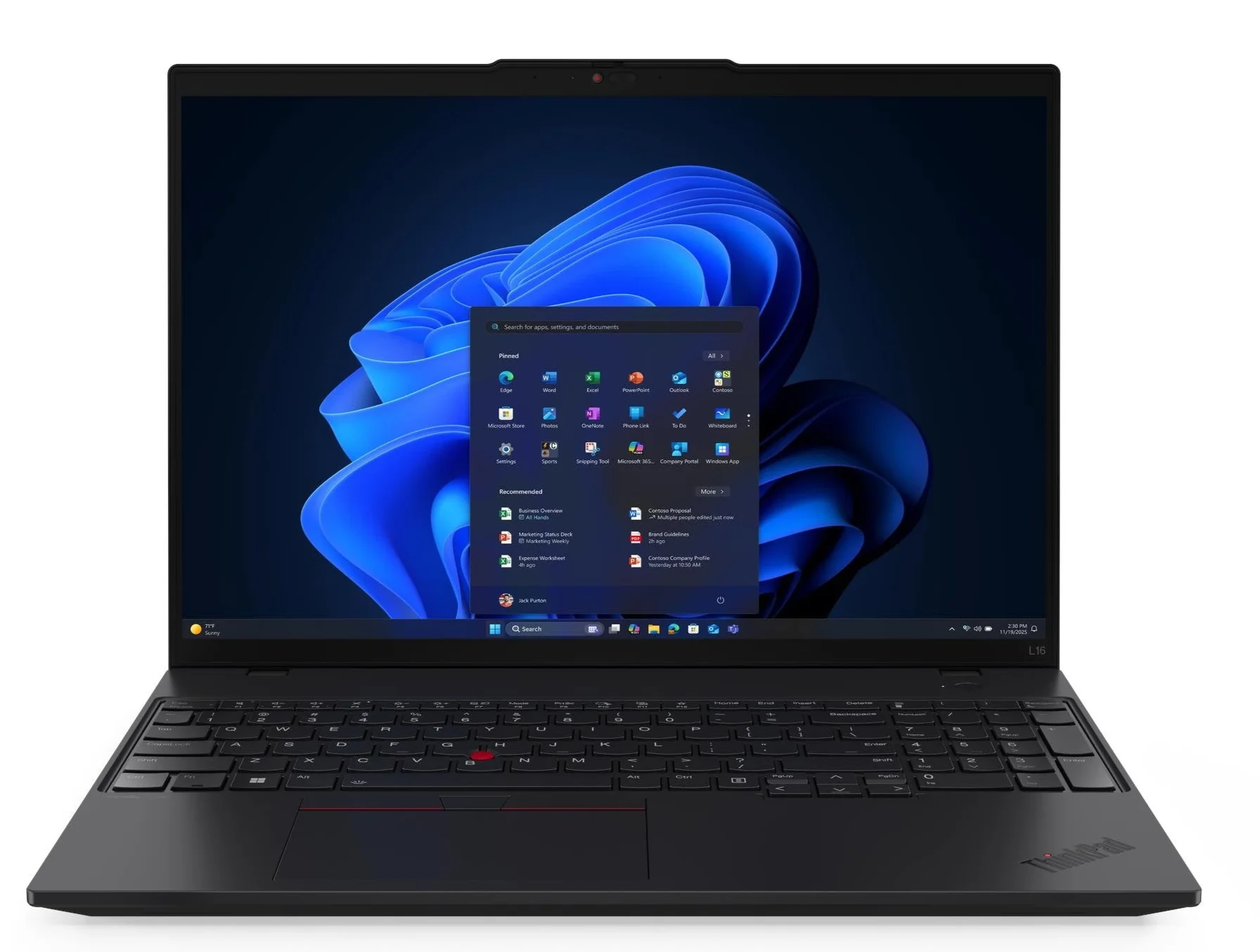 LENOVO L16 G2 U5-225U | W11P | 32GB | 1TB | 3Y – תמונה 2