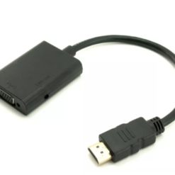 מתאם HDMI To VGA With Audio Output Adapter