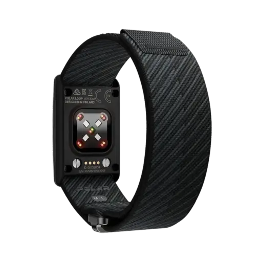 צמיד כושר חכם ללא מסך POLAR LOOP בצבע שחור – S-L Night Black