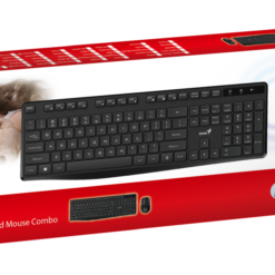 סט מקלדת ועכבר אלחוטי שקטים Genius KM-8206S