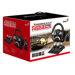 הגה מרוצים דוושות וידית הילוכים  GENIUS X5FF SpeedMaster