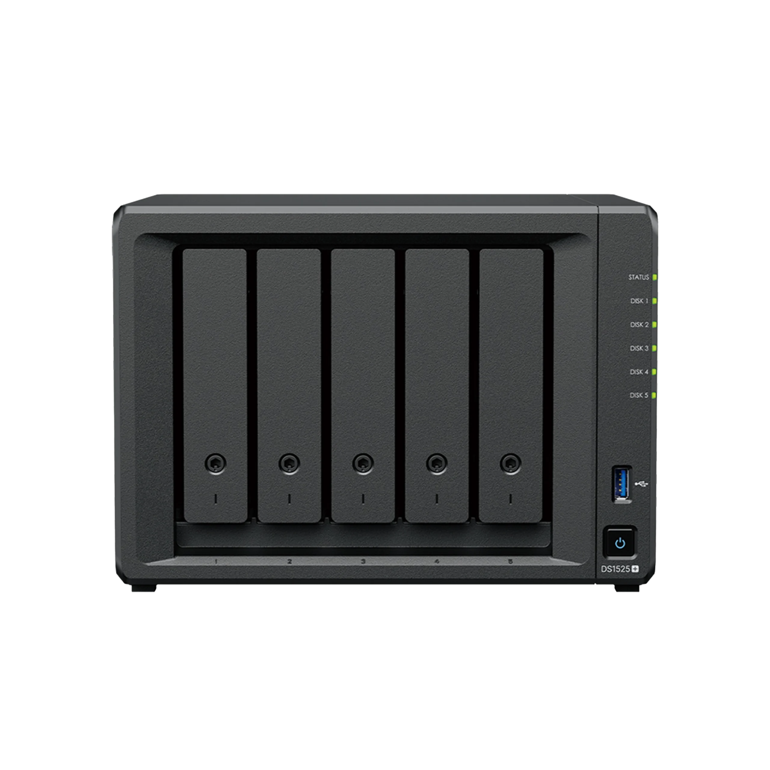 שרת אחסון מתקדם DS1525+ – 5 מפרצים מבית SYNOLOGY